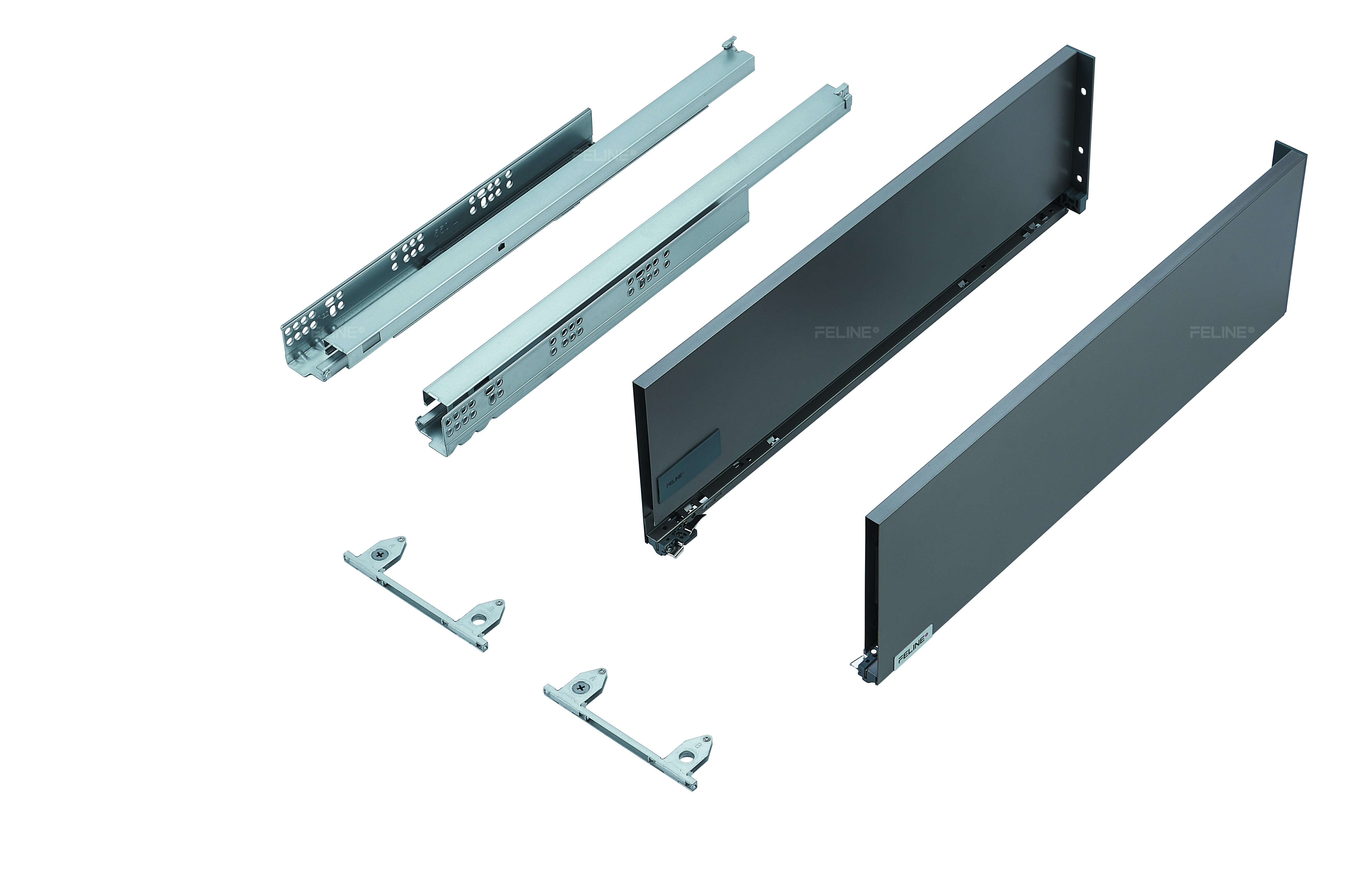 FELINE D5 series metal drawer box, reference 7203551